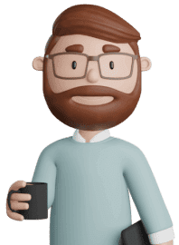 Illustration of a person analyzing barbell charts